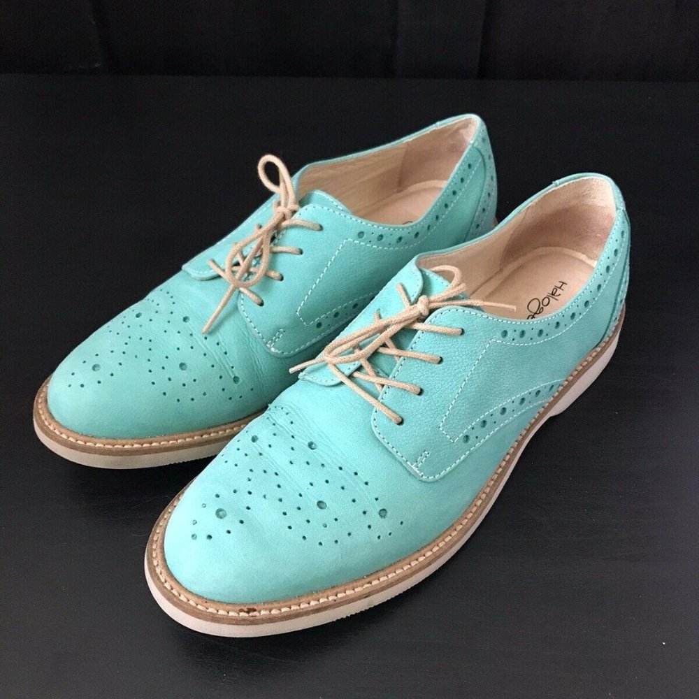 Halogen Womens Comfort Leather Oxfords Size 8.5 B
